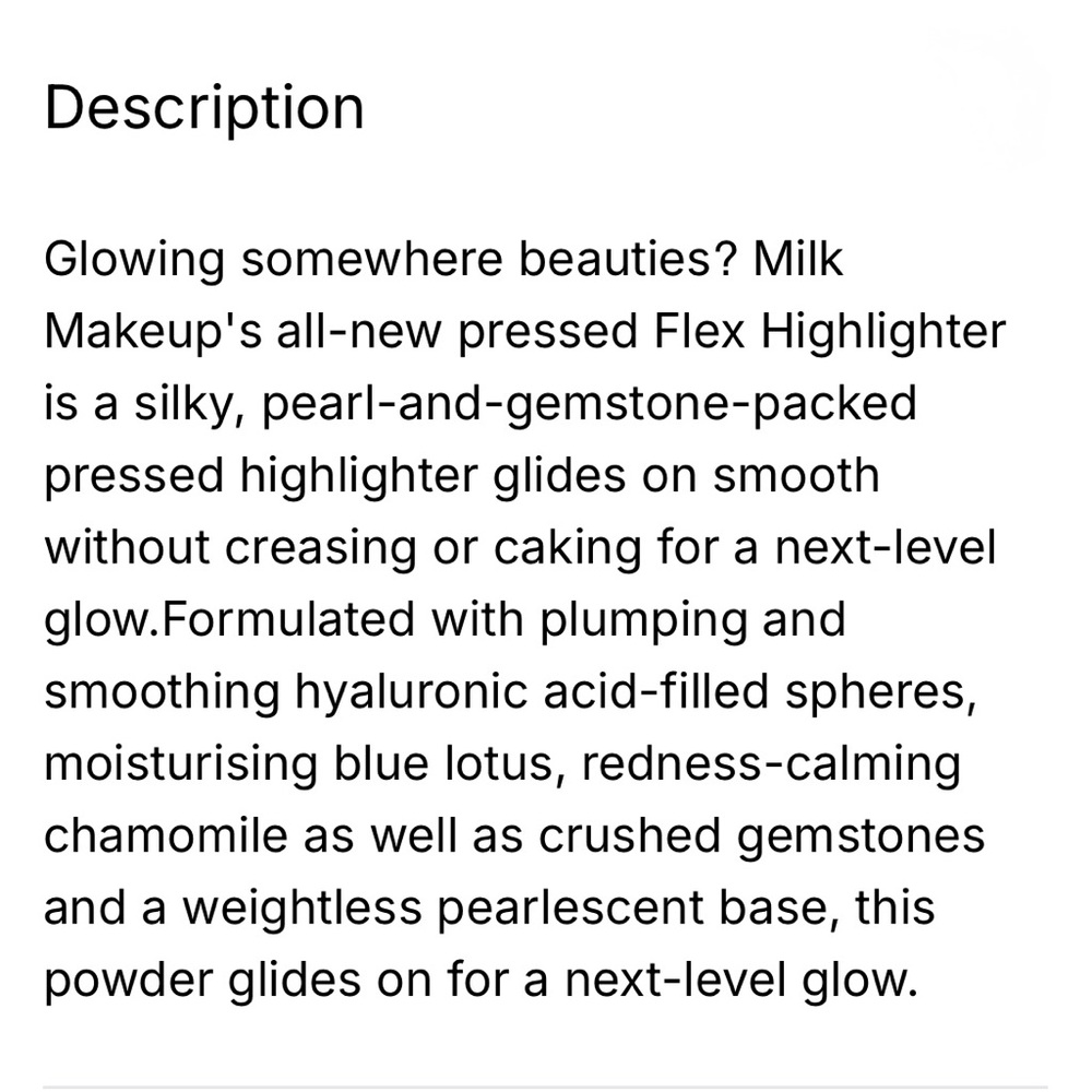 Milk Makeup Flex Highlighter - Glazed (BNIB) - Picture 4 of 4